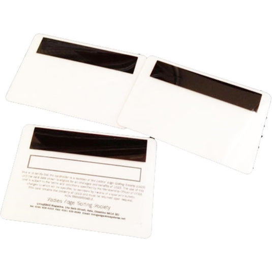 3-Part Security Obscuration Barcode Laminate Pouch 54x86mm Multipack (500)