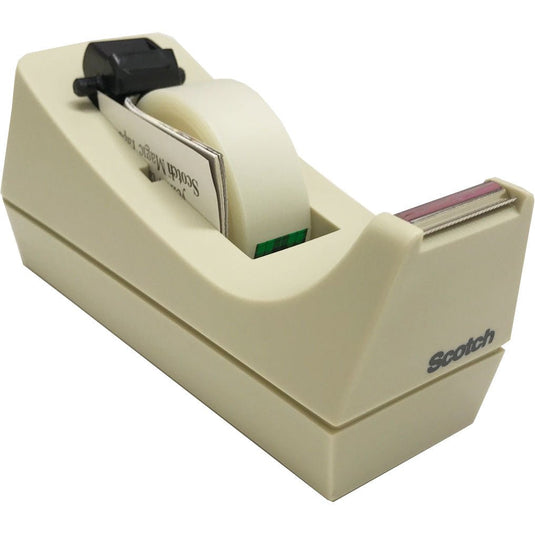3M Scotch C38 Magic Tape Dispenser Beige - Elmstok Ltd