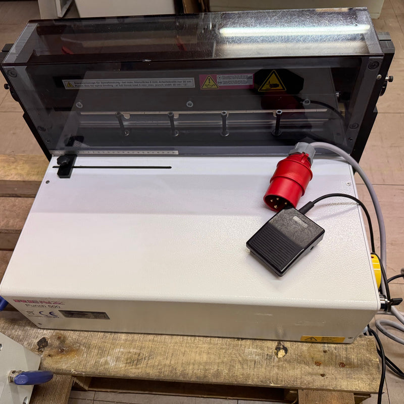 Load image into Gallery viewer, Pre-owned Renz P500ES Heavy Duty Wide-Format Binding Punch Machine