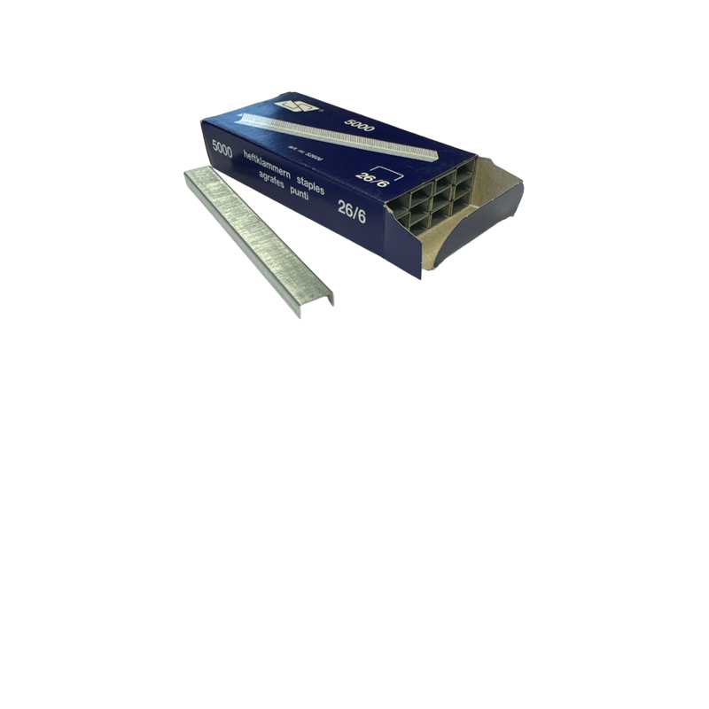 Load image into Gallery viewer, Box (5000) 26/6 Steel Staples - 52606