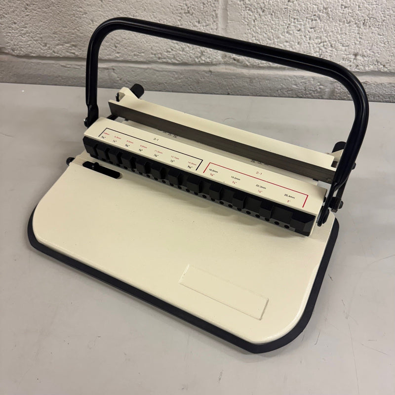 Load image into Gallery viewer, Ex-demo, Used, JBI PB23-M 2:1 Manual Wire Binder Punch & Closer