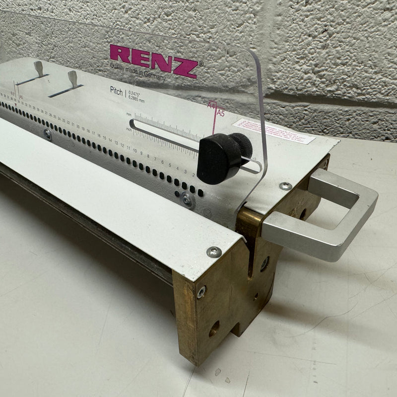 Load image into Gallery viewer, Pre-owned Renz DTP340M/A 0.2475” Oval-Hole Coil Spiral Punch Tool Die