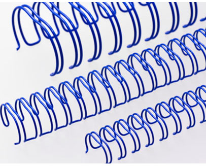 Load image into Gallery viewer, No.14 Trade Pack 22mm 7/8" A4 2:1 Blue Binding Wires (200)