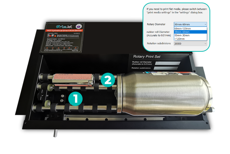 Load image into Gallery viewer, Artisjet ROT-360 Rotary Jig For Cylindrical Items