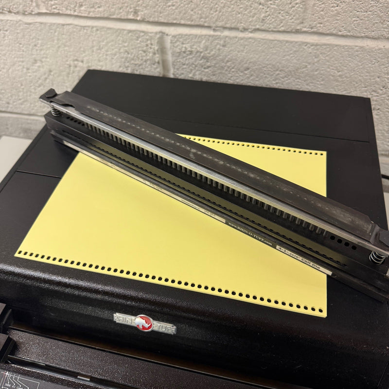 Load image into Gallery viewer, Lightly-Used Onyx Rhinotuff HD7700 Binding Punch With Coil-Spiral 4:1 Tool Die