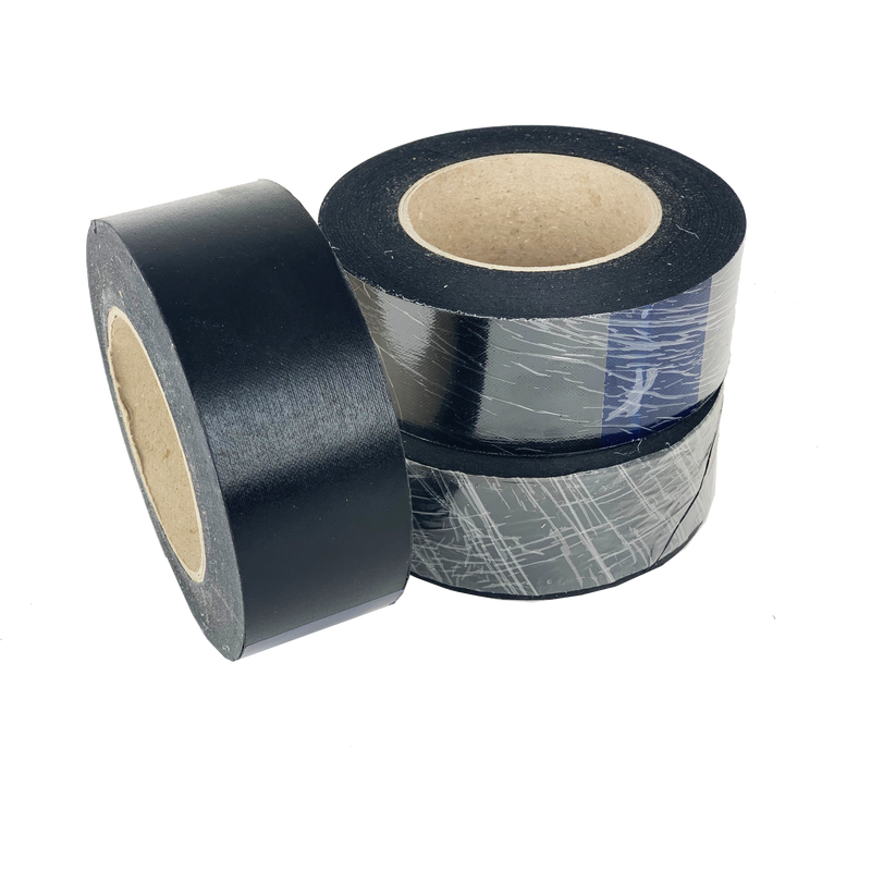 Load image into Gallery viewer, Black 38mm x 50m Linen Spine Book Binding Tape (4 Rolls)