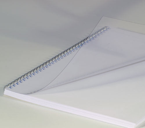 Clear Polyester Non-Static Binding Covers 175Micron - A5, A4, A3
