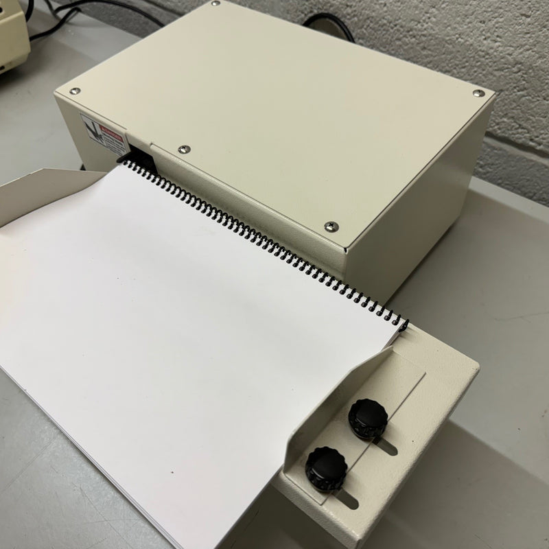 Load image into Gallery viewer, Pre-owned Marlon 200EL Electric Auto-Crimper Cutter & Bender For Plastic Coils/Spiral Binds