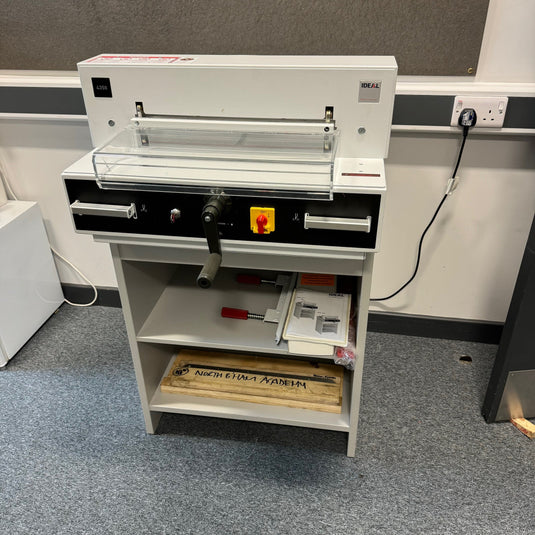 Pre-owned IDEAL 4350 Guillotine With Auto-Clamp - Latest Model