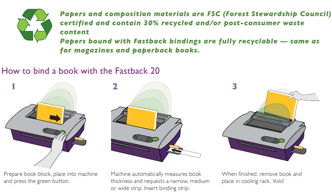 Load image into Gallery viewer, Powis Fastback 20 Thermal Strip Binding Machine
