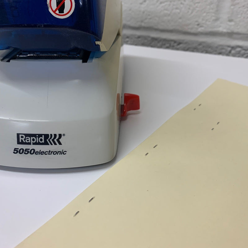Load image into Gallery viewer, Pre-owned Rapid 5050e Electronic Flat-Clinch Stapler