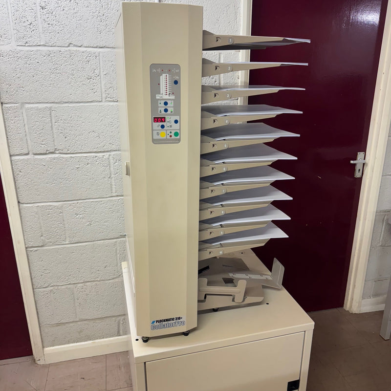 Load image into Gallery viewer, Pre-loved, Used, Plockmatic 310+ 10-Bin Friction-Fed Collator & Base Unit