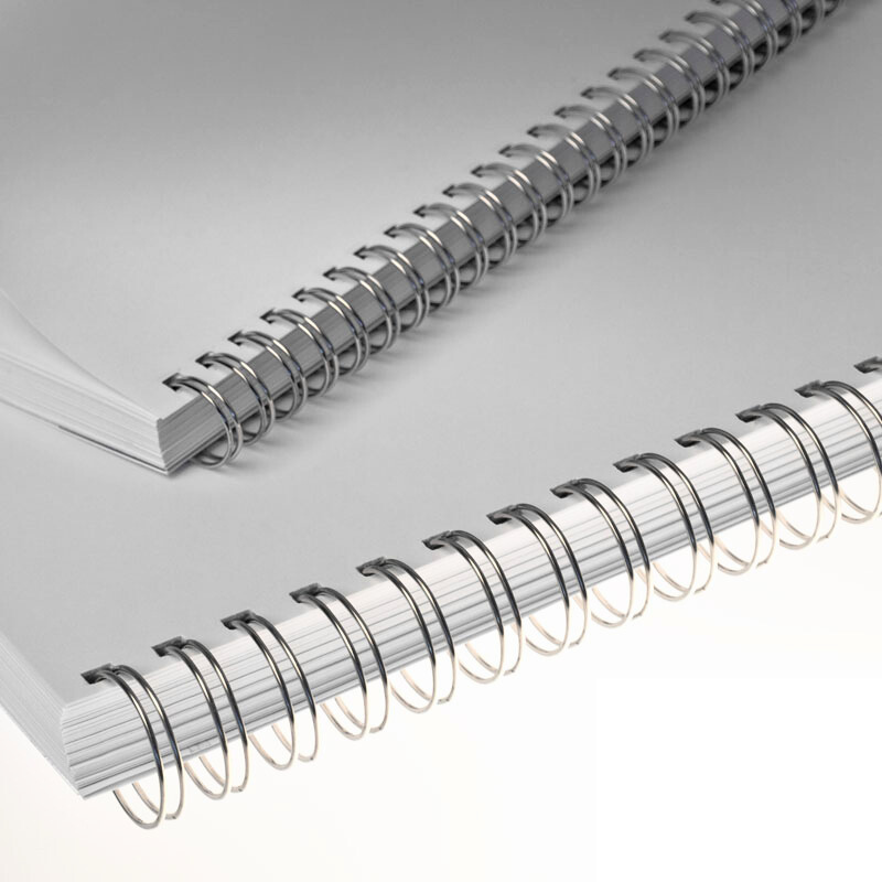 Load image into Gallery viewer, No.16 Trade Pack 25.4mm 1" A4 2:1 Silver Binding Wires (200)