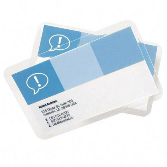 A7 (80 x 111mm) Super Gloss Laminating Pouches With Card Carriers (500)