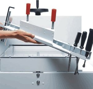 Load image into Gallery viewer, IDEAL 4850 Guillotine With Auto-Clamp & Paddle-Bar Operation