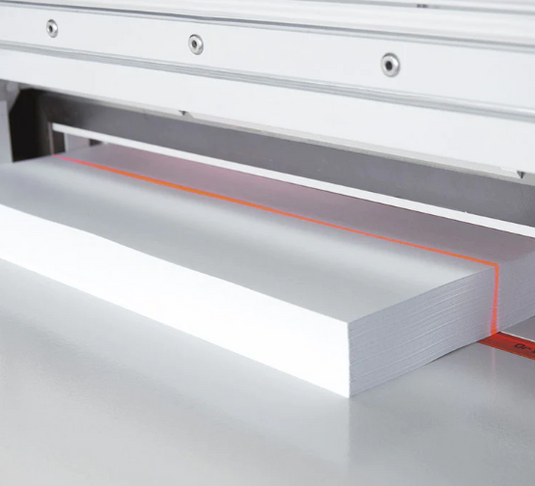 Red led cutting line guide for 4315 guillotine