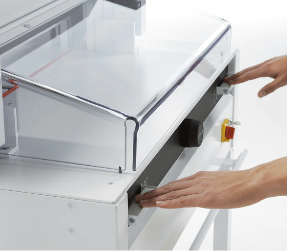 Load image into Gallery viewer, IDEAL 4850 Guillotine With Auto-Clamp & Paddle-Bar Operation