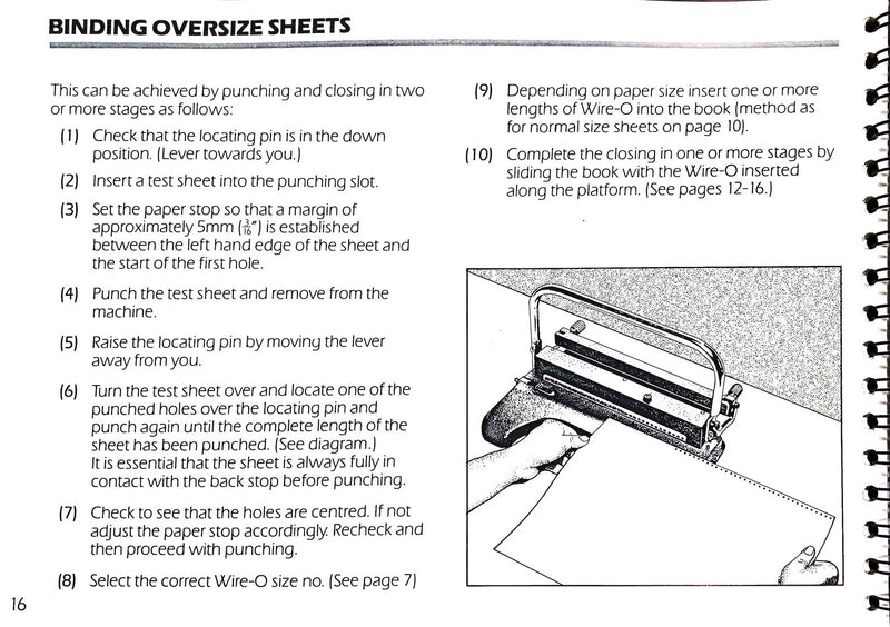 Load image into Gallery viewer, Used James Burn PB34 3:1 Wire-O Binding Machine - Ref.21282
