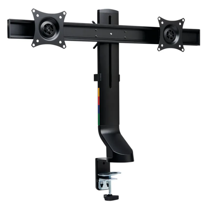 Load image into Gallery viewer, Kensington SmartFit Space-Saving Dual Computer Monitor Arm For Desks - K55513WW