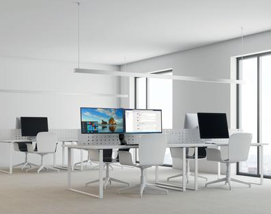 Load image into Gallery viewer, Kensington SmartFit Space-Saving Dual Computer Monitor Arm For Desks - K55513WW
