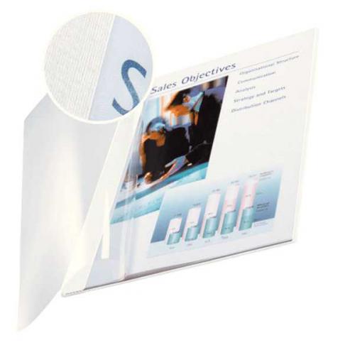 Load image into Gallery viewer, Channelbind Clear-Front Soft A4 Binding Covers - White B - 35520 (10)
