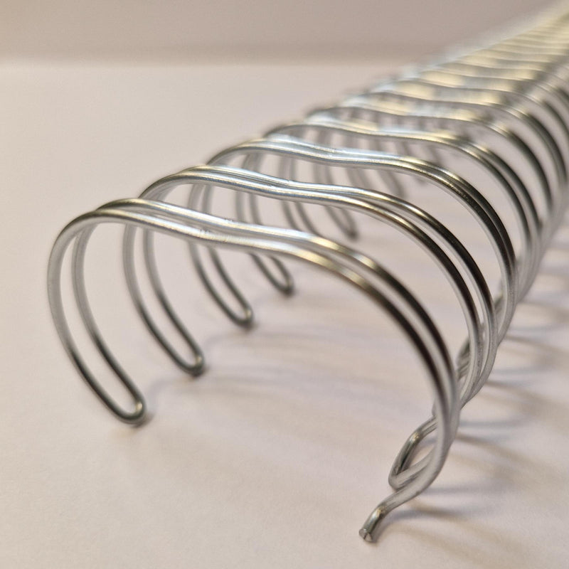 Load image into Gallery viewer, No.16 Trade Pack 25.4mm 1" A4 2:1 Silver Binding Wires (200)