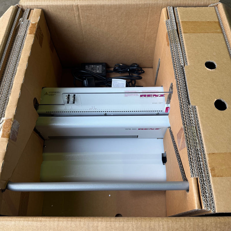 Load image into Gallery viewer, Ex-showroom Renz SPB 360 Coil Spiral Punch, Inserter & Crimper Binder