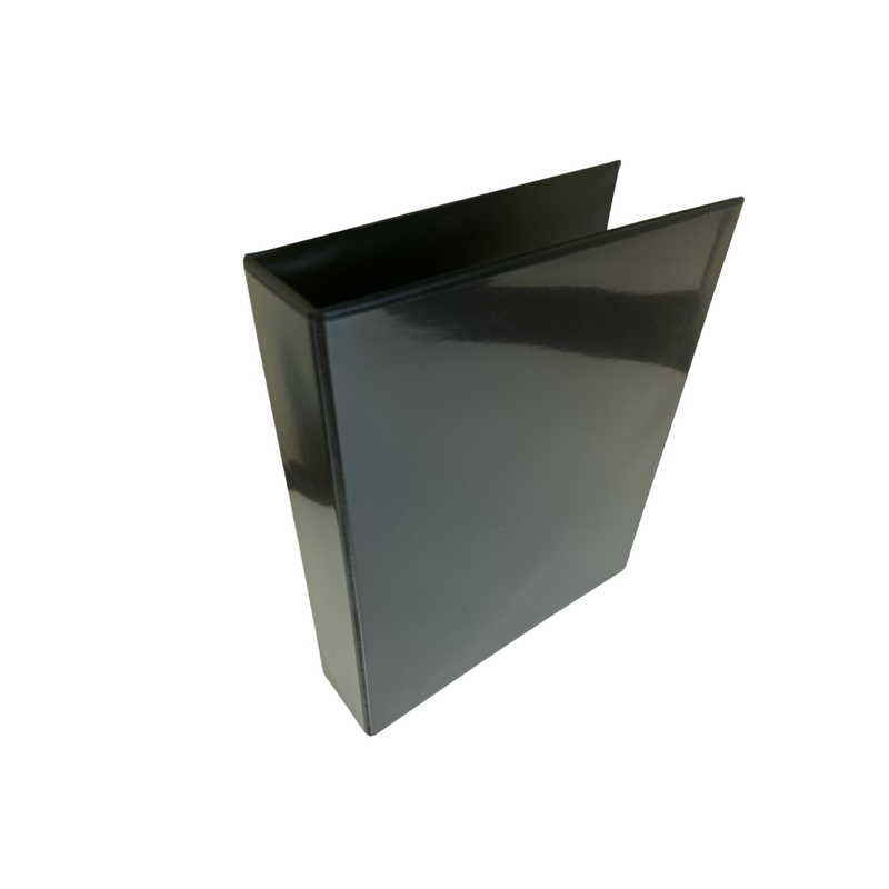 Load image into Gallery viewer, Panorama Black 2D Ring Lever-Arch Presentation File Binders A4 38mm Spine - Pack of 8