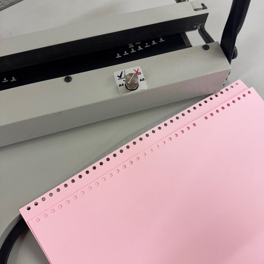 Like New James Burn PB34 3:1 Wire-O Binding Machine