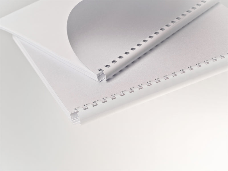 Load image into Gallery viewer, Leitz 8mm White Binding Combs A4 21-Ring (500)