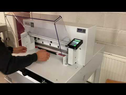 Load and play video in Gallery viewer, Pre-owned IDEAL 5255 Programmable Electric Guillotine