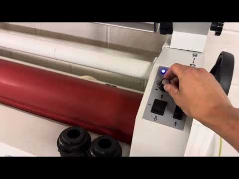 Load and play video in Gallery viewer, Used Easymount Sign S1600H 1600 Single-Hot & Cold Roller Laminator