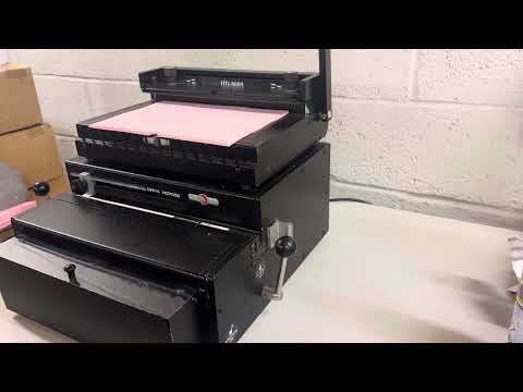 Load and play video in Gallery viewer, Pre-owned Onyx Rhinotuff HD7000 Calendar Binding Punch & HD8000 Closer