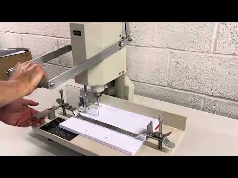 Load and play video in Gallery viewer, Pre-owned Uchida VS-55 Single-Head Paper Drill
