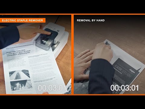 Load and play video in Gallery viewer, MAX ERZ-300 Pro Electric Staple Remover