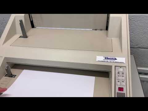 Load and play video in Gallery viewer, Pre-owned Gestetner 373 / GBC Velobind System-3 Strip Binder