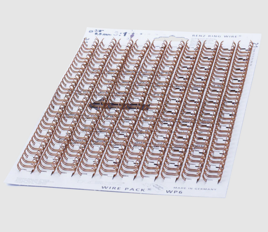 A5 Renz 3:1 Binding Wires - No.4 (6.9mm 1/4") Box 100