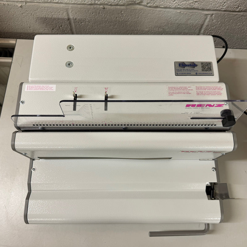 Load image into Gallery viewer, Ex-showroom Renz SPB-360 ComfortPlus Electric Coil Binding Machine 0.2475" Oval Holes