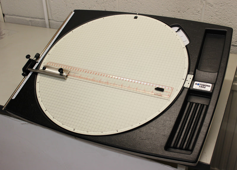 Load image into Gallery viewer, Rotobord 52 Rotary Round Drawing Board Planner