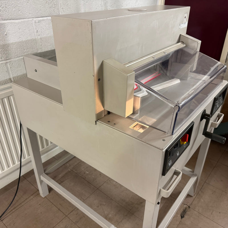 Load image into Gallery viewer, Pre-owned IDEAL 4850-95 Guillotine With Automatic Clamp & Electric Blade