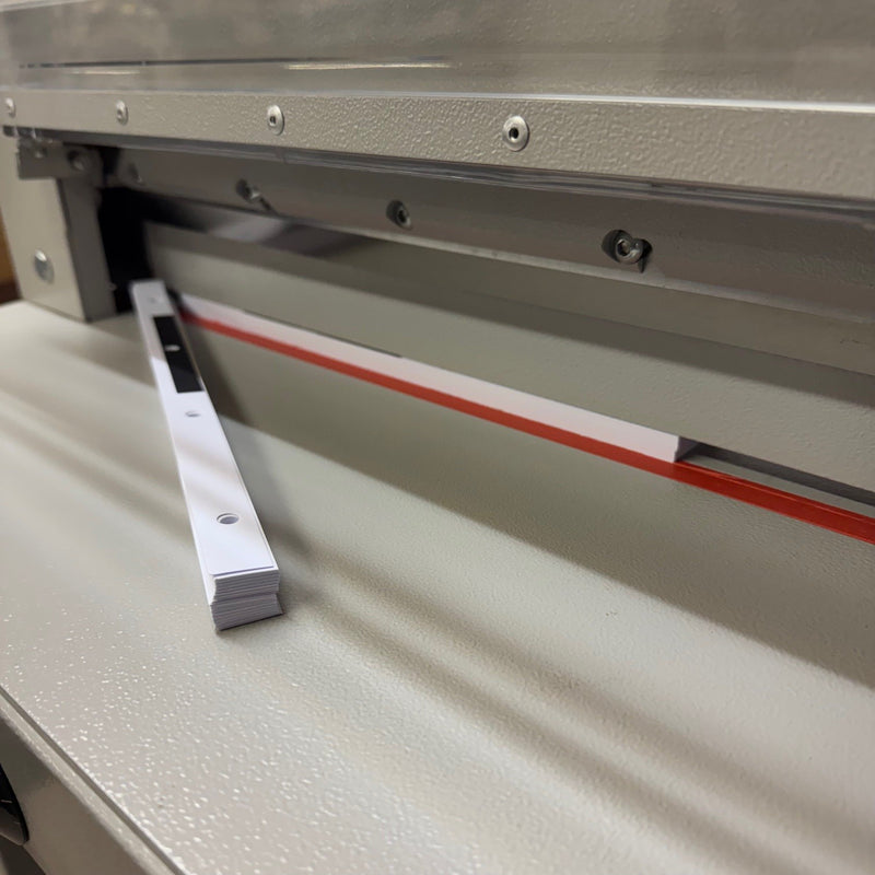 Load image into Gallery viewer, Lightly Used IDEAL 4305 Manual Guillotine Including Floor-Stand