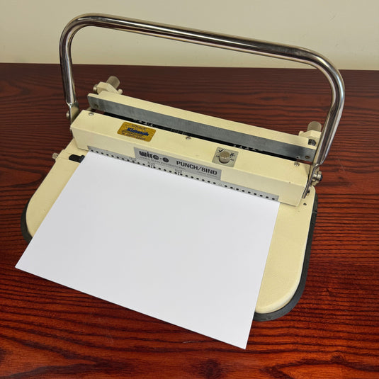 Used James Burn PB34 3:1 Wire-O Binding Punch & Closer