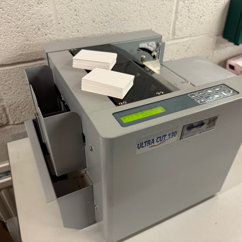 Load image into Gallery viewer, Pre-owned Ultra-Cut 130 A4 Cutting Machine With Used Business Card 55 x 85mm Module