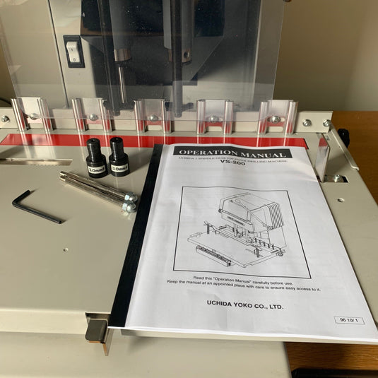 Pre-owned Uchida VS200 2-Head Electric Paper Drill