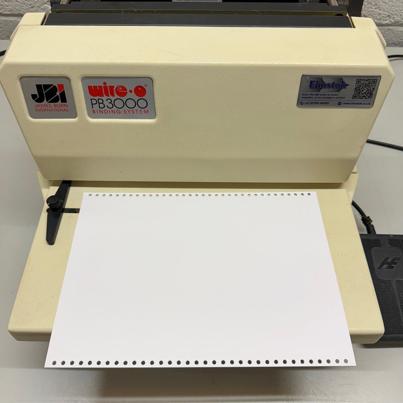 Load image into Gallery viewer, Pre-owned James Burn PB3000 Wire-O Binding Punch Including 3:1 Wire Tool Die