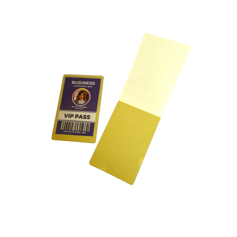 Load image into Gallery viewer, Cold-Seal Credit Card 54mm x 86mm Self-Seal Laminate Pouches (100)