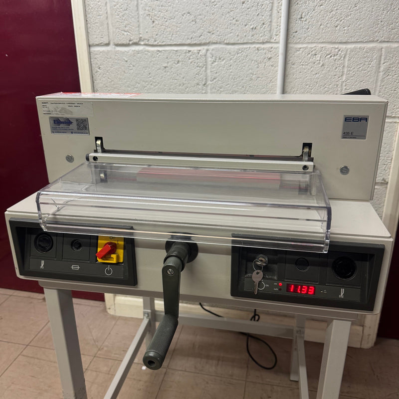 Load image into Gallery viewer, Pre-owned EBA 435E_IDEAL 4215 Electric Desktop Paper Guillotine Cutter