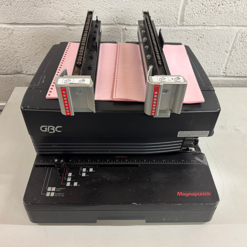 Load image into Gallery viewer, Pre-owned GBC Magnapunch 1.0 Binding Punch - Wire-O Bind Options Available If Required