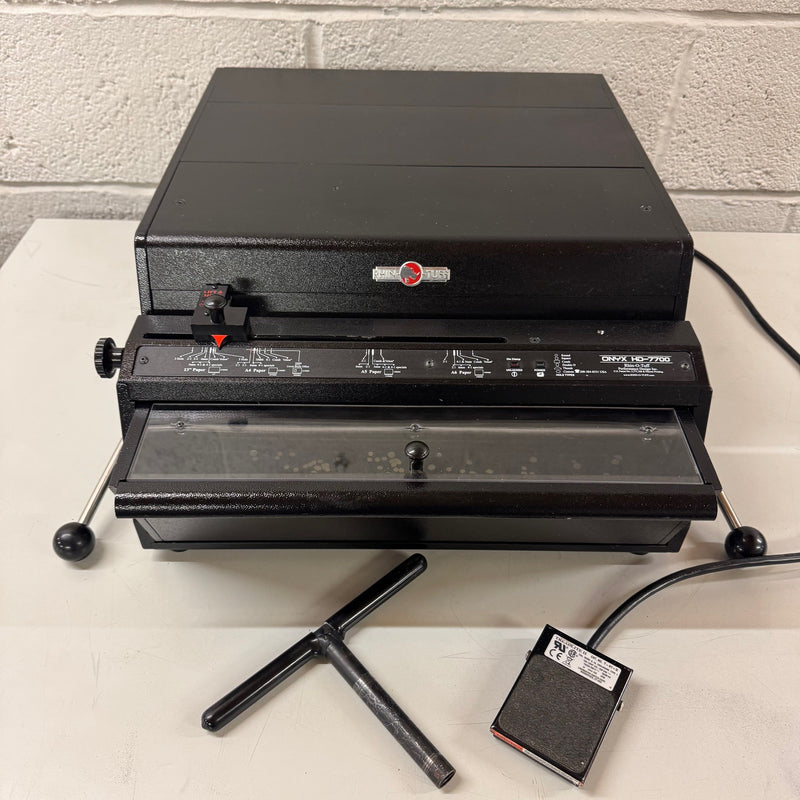 Load image into Gallery viewer, Ex-demo, Used, Onyx Rhinotuff HD7700 Binding Punch Only - Latest Black Version