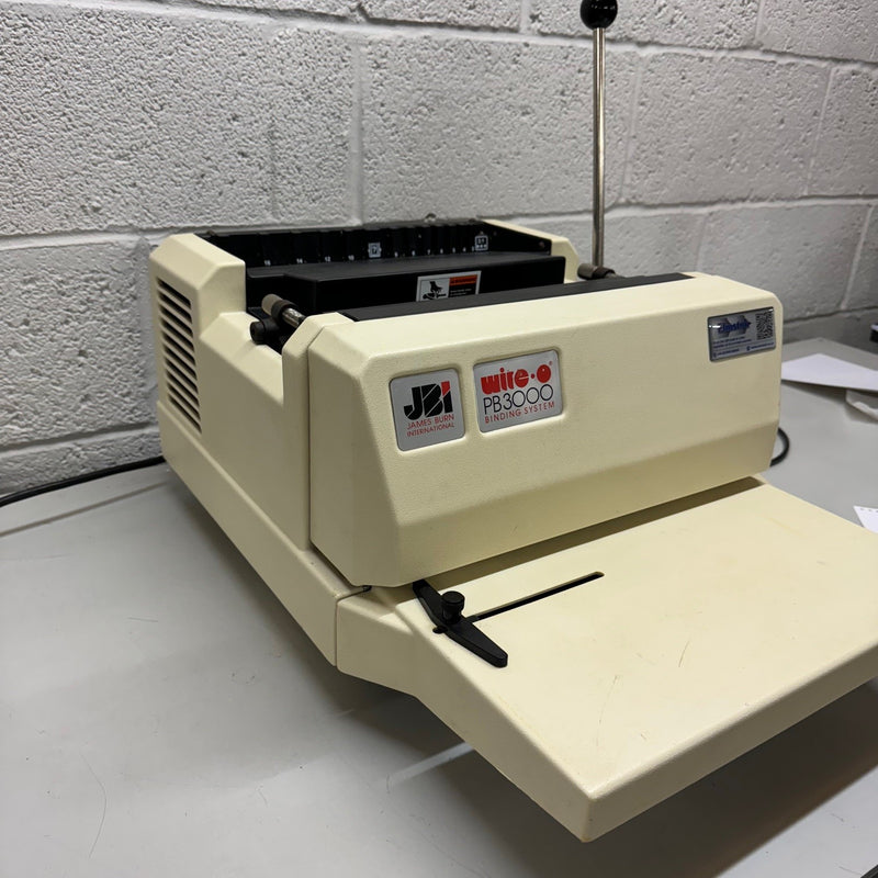 Load image into Gallery viewer, Pre-owned James Burn PB3000 Wire-O Binding Punch Including 3:1 Wire Tool Die
